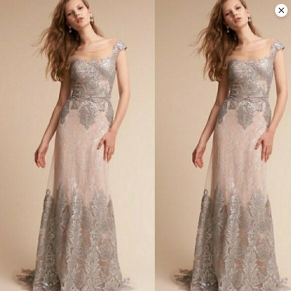 Anthropologie x BHLDN Terani Couture Keller Dress - Picture 1 of 7